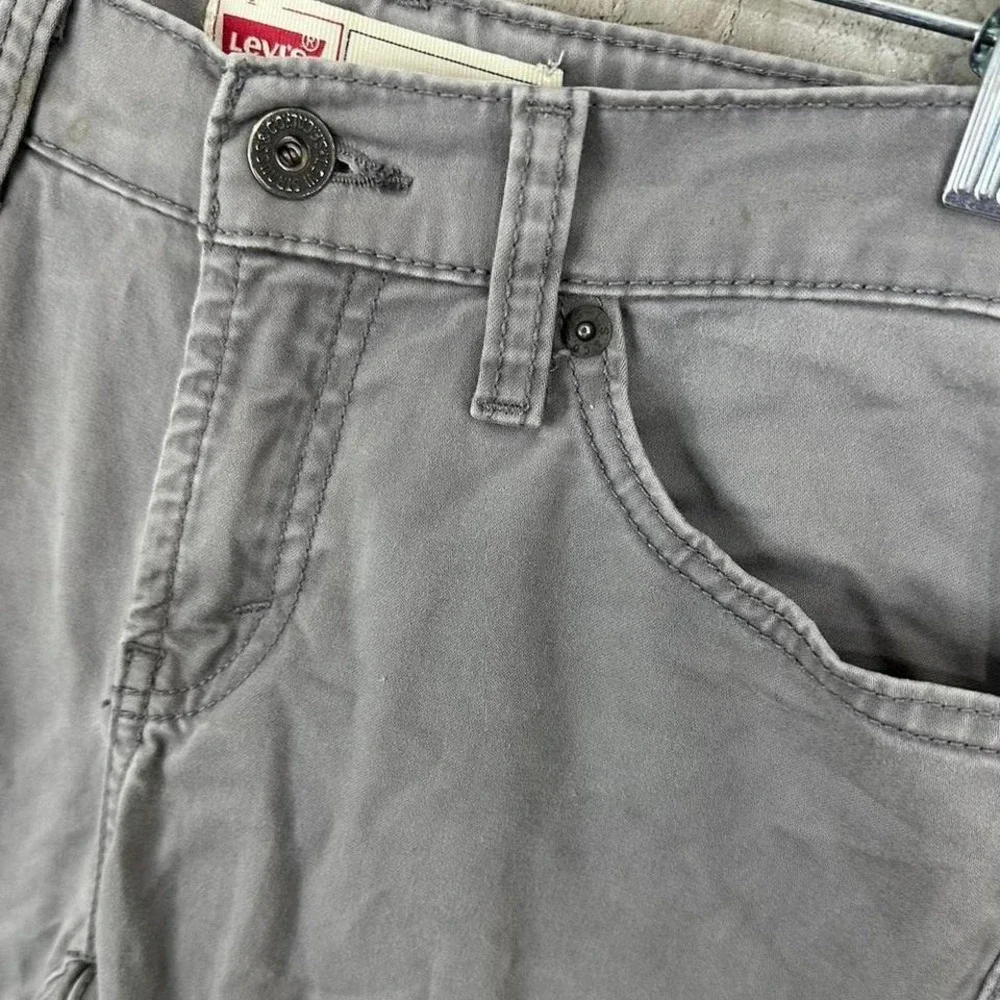 Grey Levi's 511 slim straight leg jeans Size 26